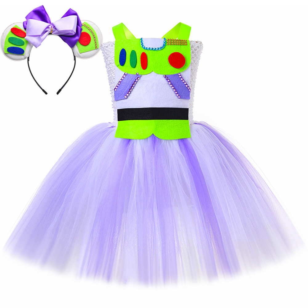 Anime Cosplay Toddler - Girls Buzz Lightyear Costume Toddler Kids