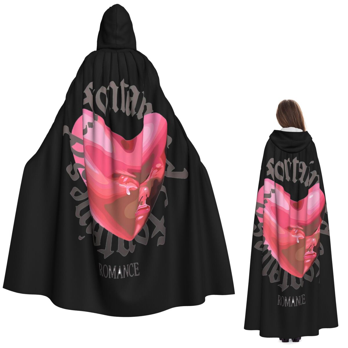 Anime Cosplay Romance - Fontaines DC Romance Long Hooded Cloak