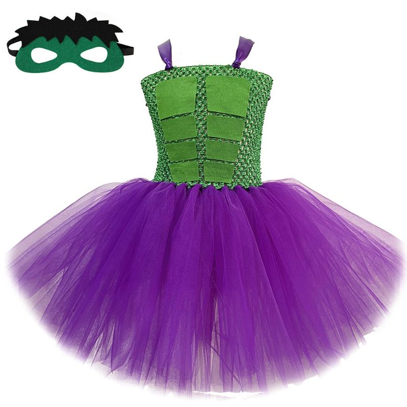 Anime Cosplay Toddler - Girls for Superhero Hulk Costume Halloween