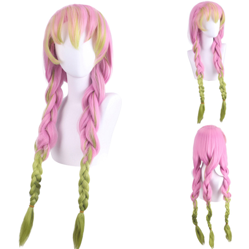 Anime Cosplay Realistic - 1:1 Halloween Demon Slayer Cosplay wig