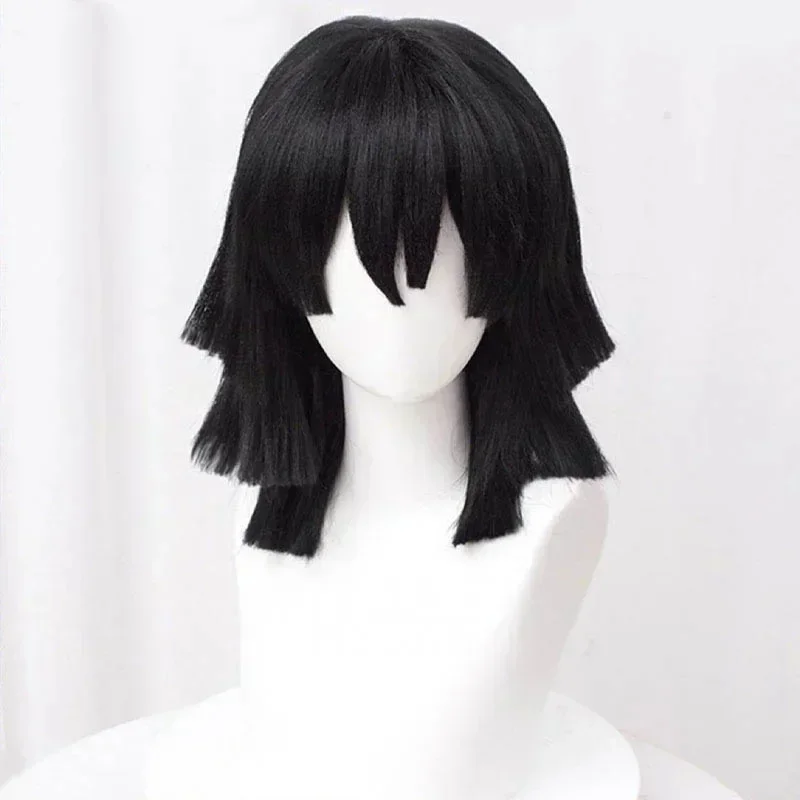 2026 High Quality Iguro Obanai - огляд і ціна Cosplay Anime Black Hair