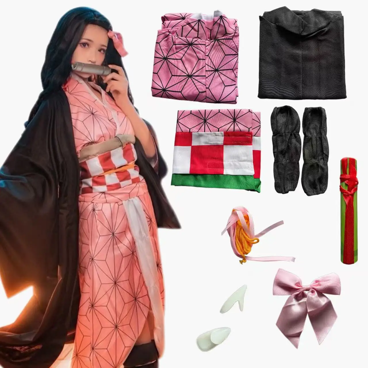 Anime  Kamado Nezuko Cosplay C - огляд і ціна Anime Cosplay Realistic