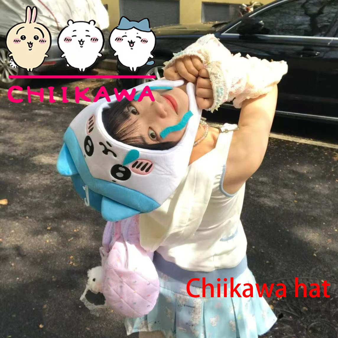 Chiikawa Hachiware Usagi Hat C - огляд і ціна Anime Cosplay Girl Photo