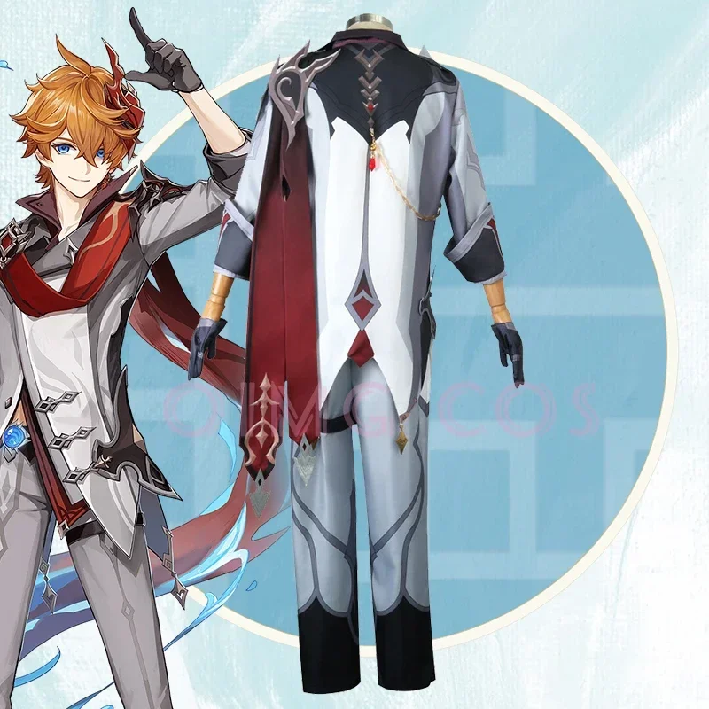Genshin Impact Tartaglia Cospl - огляд і ціна Costume Anime Cosplay