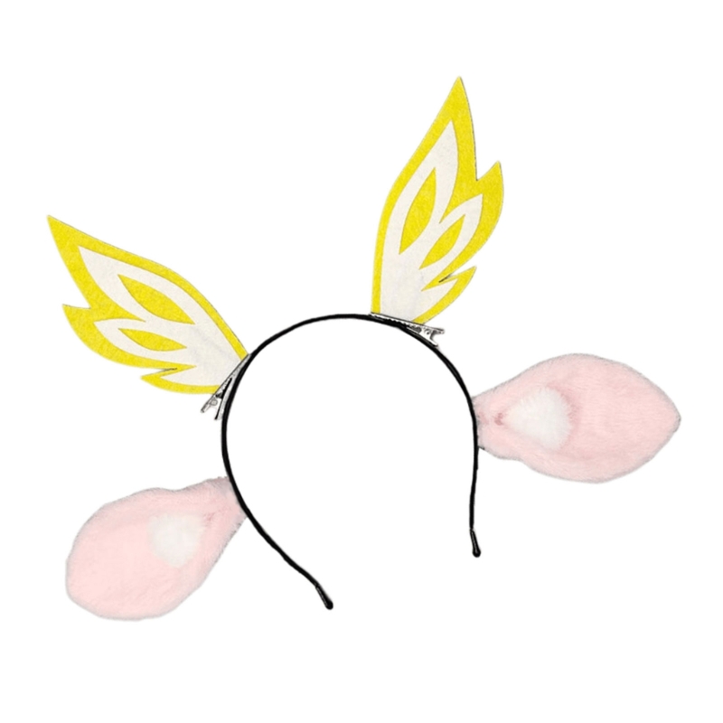 Flexible Furry Plush Deer Ear  - огляд і ціна Anime Cosplay Girl Photo