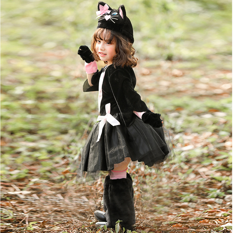 New Halloween Black Cat Cospla - огляд і ціна Anime Cosplay Girl Photo