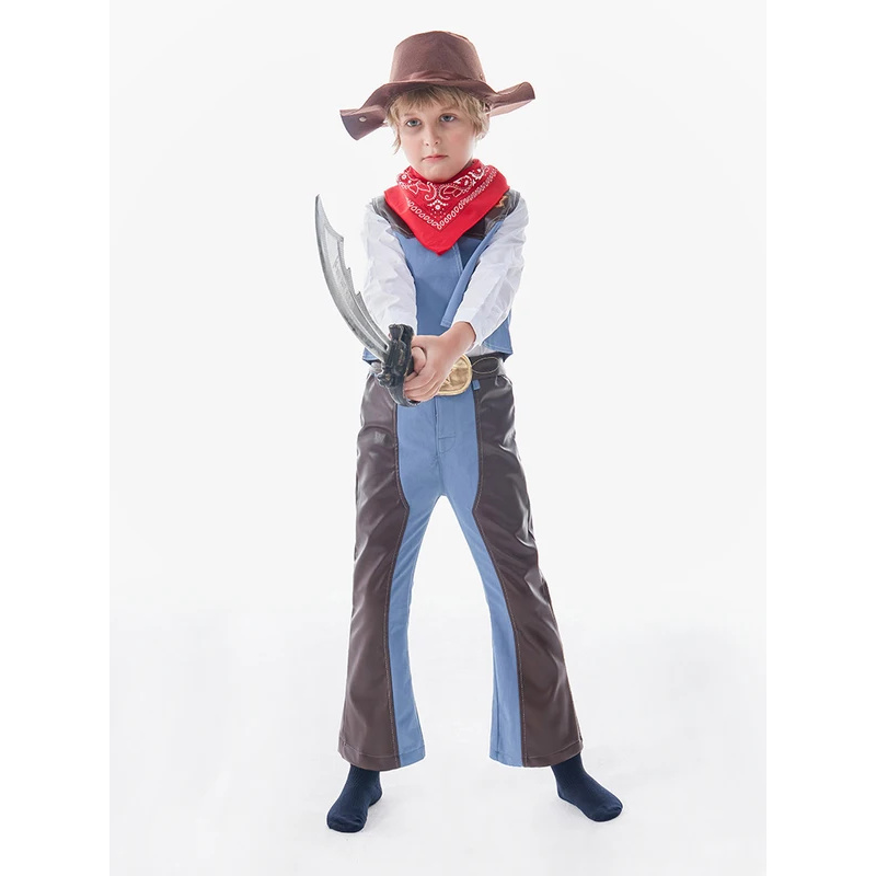 Umorden Leather Style West Cow - огляд і ціна Anime Cosplay Toddler