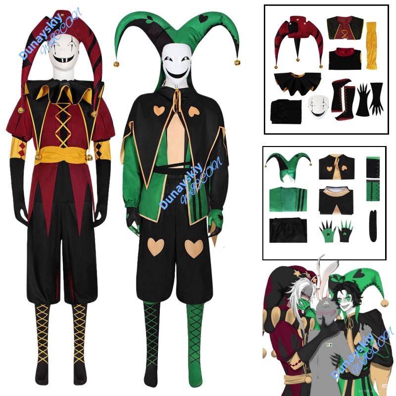 Mens Freak Circus Pierrot Clow - огляд і ціна Anime Cosplay Expo 2025