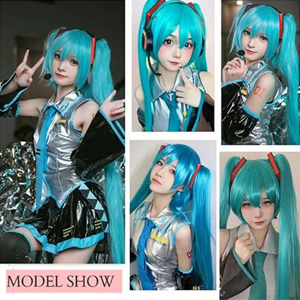 2026 Miku Cosplay Wig 105cm Lo - огляд і ціна Anime Cosplay Long Hair