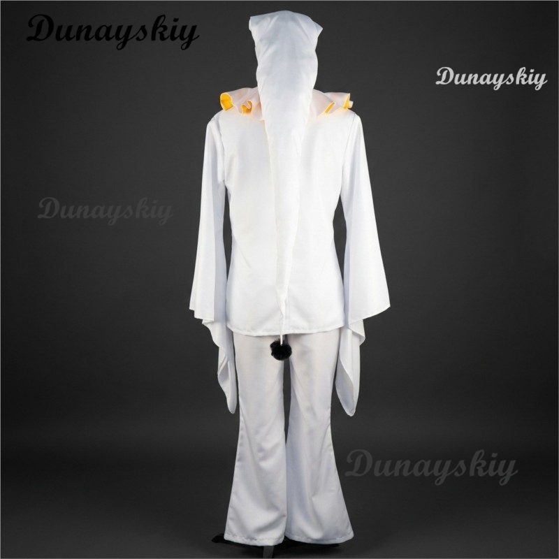 Pierrot Freak Party White Clow - огляд і ціна Anime Cosplay Long Hair