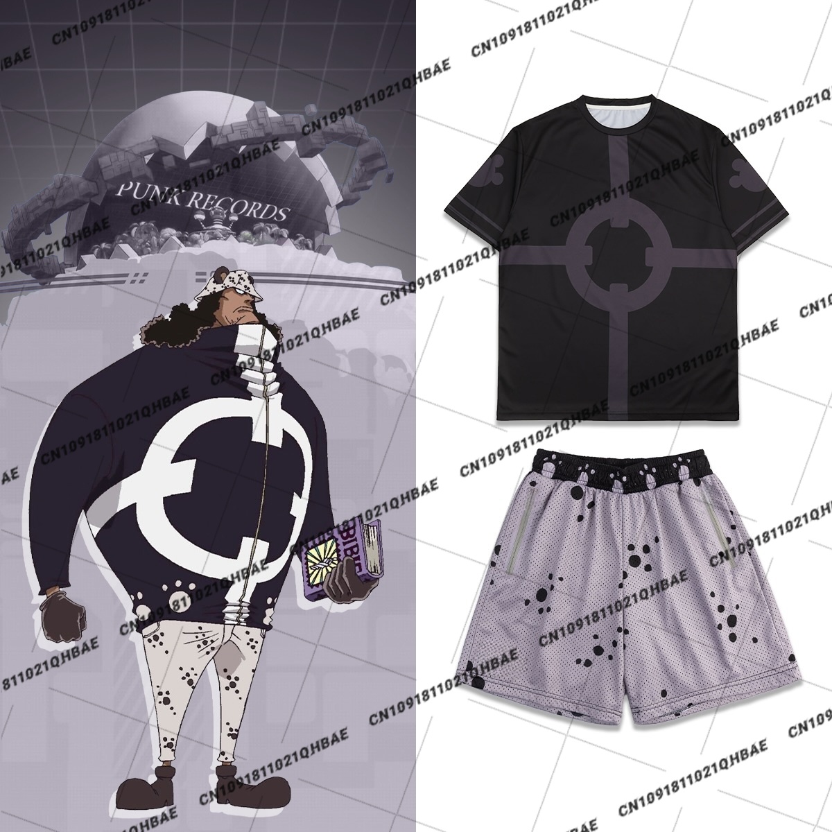 New Egghead Island Bartholemew - огляд і ціна Costume Anime Cosplay
