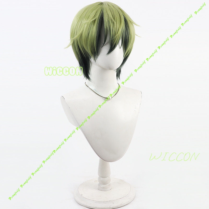 Naoya Zenin Cosplay Wig Green  - огляд і ціна Cosplay Anime Black Hair