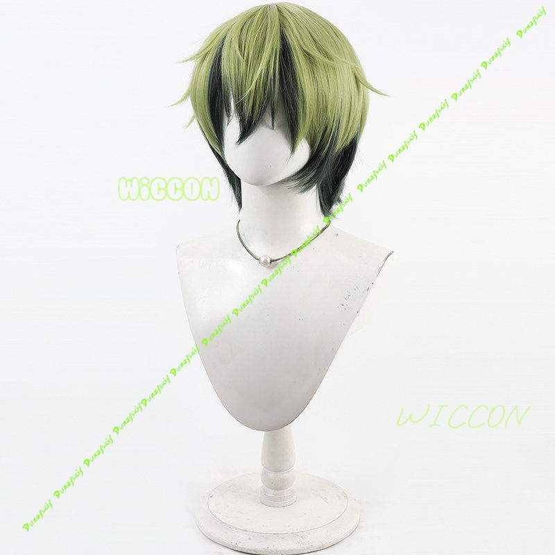 Naoya Zenin Cosplay Wig Green  - огляд і ціна Cosplay Anime Black Hair